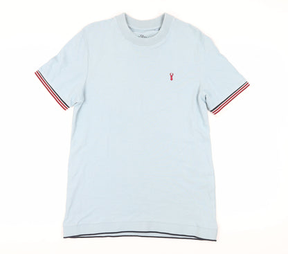 Next Men's Blue M Crew Neck Cotton T-Shirt