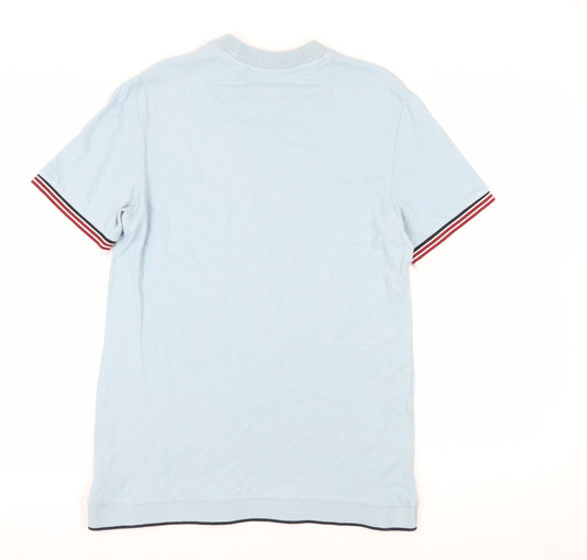 Next Men's Blue M Crew Neck Cotton T-Shirt