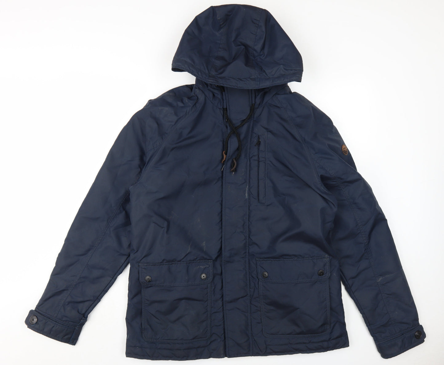 Mens UK Size L NEXT Blue Parka Coat