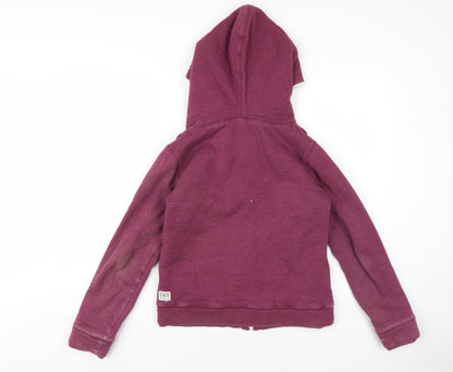 Soulcal & Co Women's Purple Full Zip Hoodie Size 10