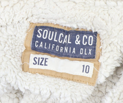 Soulcal & Co Women's Purple Full Zip Hoodie Size 10