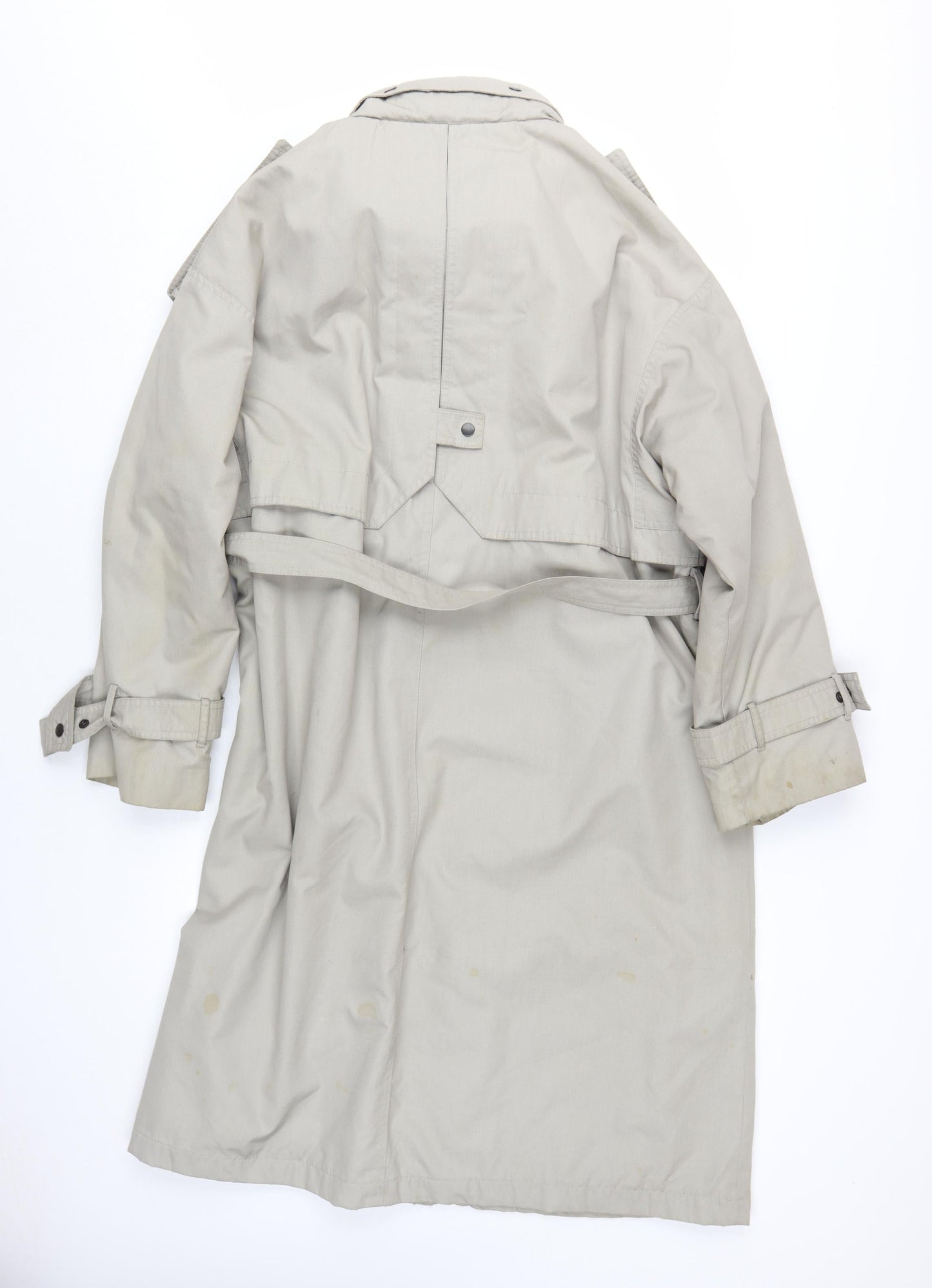 C&A Women's Beige Trench Coat, Size 18, Classic Style