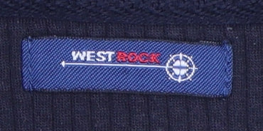 West Rock Men's Beige M 1/2 Zip Sweatshirt Knit Long Sleeve