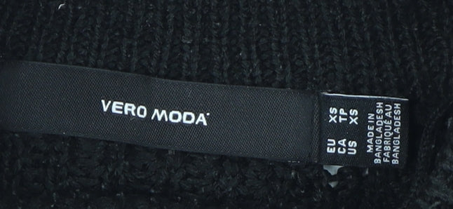 Womens UK Size XS VERO MODA Black Jumper Jumper