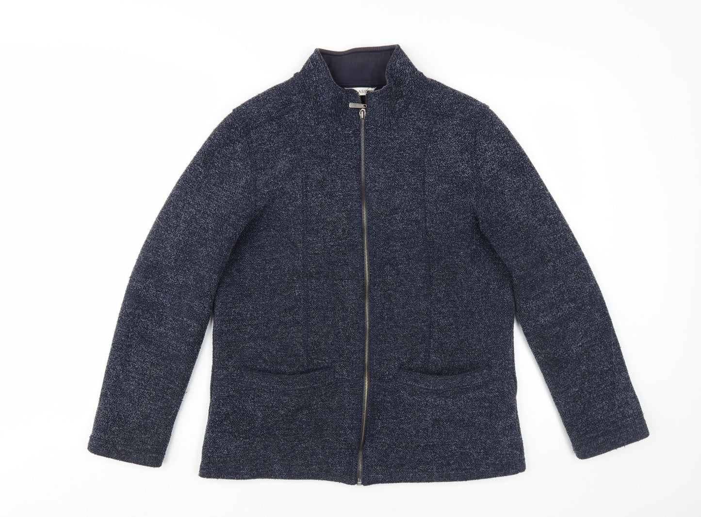 Womens UK Size 8 Marks and Spencer Blue Basic Jacket