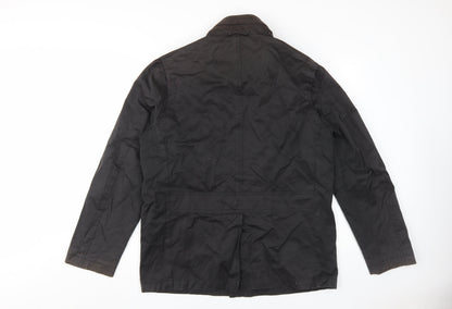 Mens UK Size L SIMONI Black Military Jacket