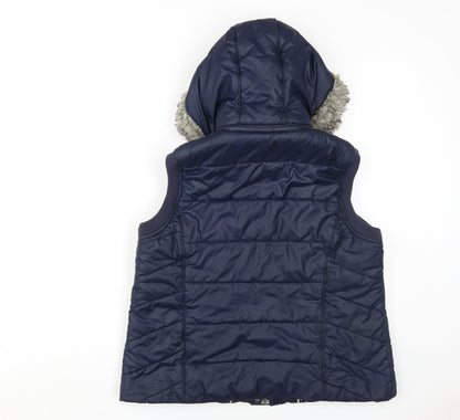 Womens UK Size L Marks and Spencer Blue Puffer Jacket
