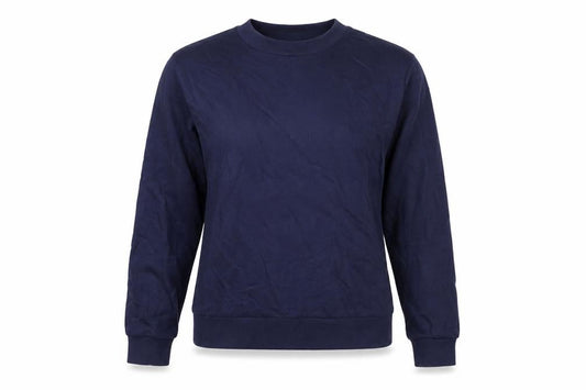 Front view of ASOS DESIGN Women's Blue Pullover Sweatshirt, size 8