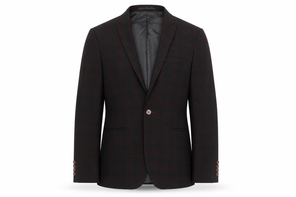 Mens UK Size 34 ASOS Regular Black Suit Jacket