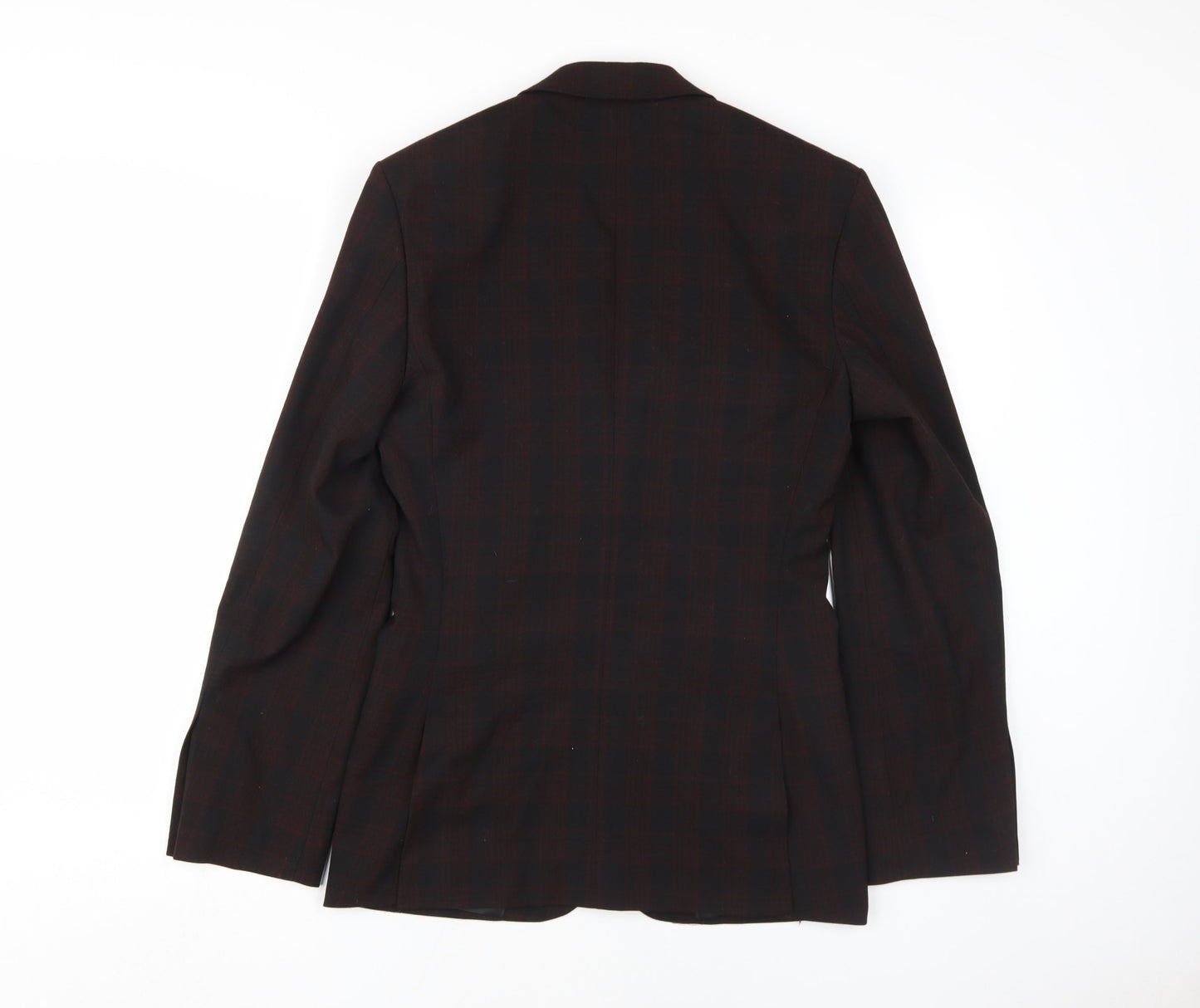 ASOS DESIGN Men's Black Check Blazer, Size 34R, Regular Fit