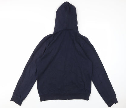 X-CAPE Men's Blue Full Zip Hoodie, Size L