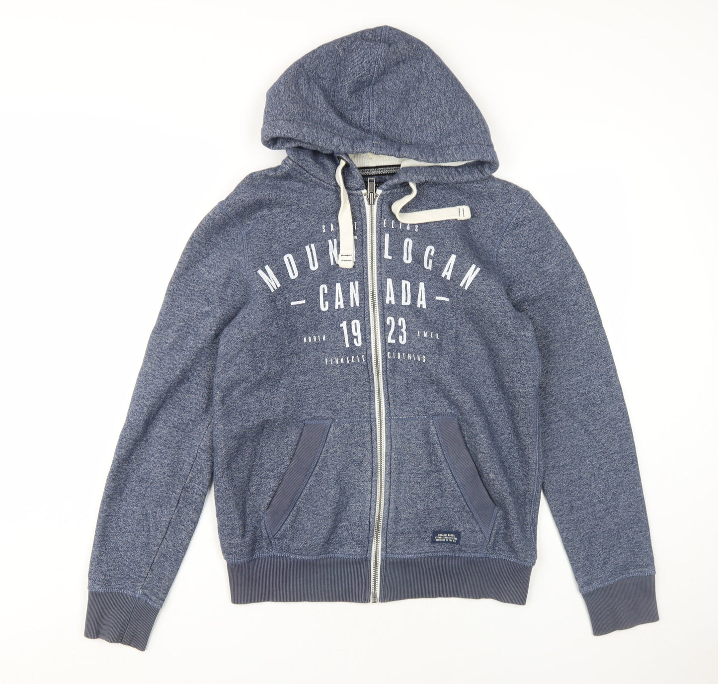 Mens UK Size S NEXT Blue Full Zip Hoodie