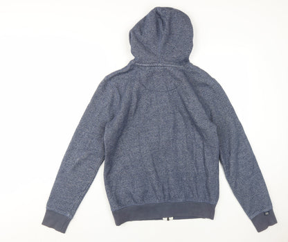 Mens UK Size S NEXT Blue Full Zip Hoodie