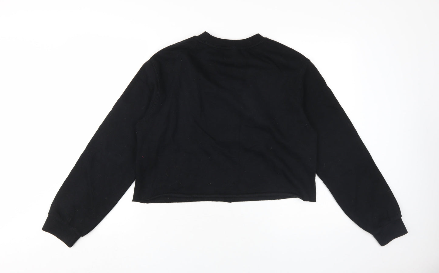 B&C Black Unisex Rainbow Sweatshirt S Embroidered Casual