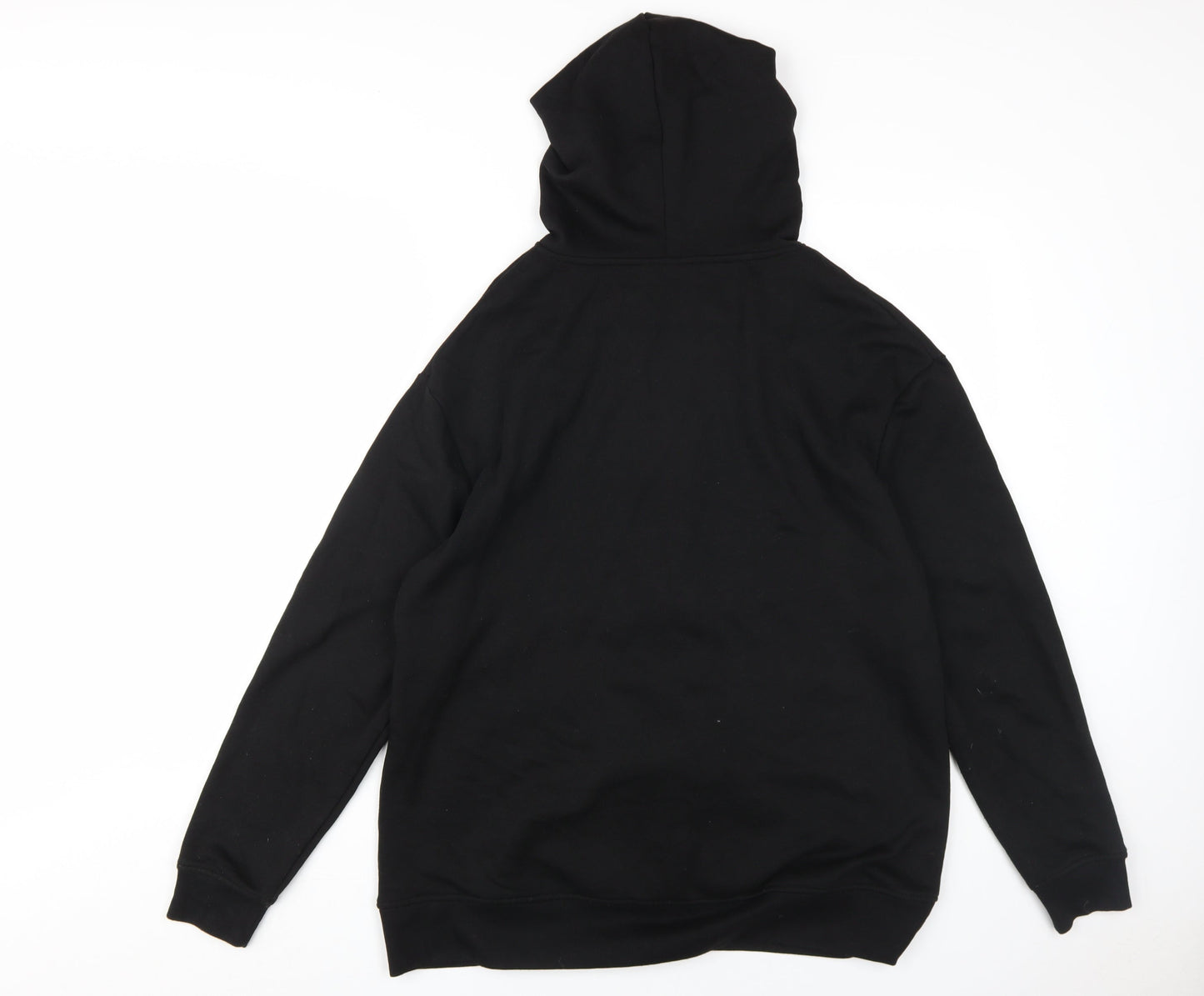 Womens UK Size 8 ASOS DESIGN Black Full Zip Hoodie