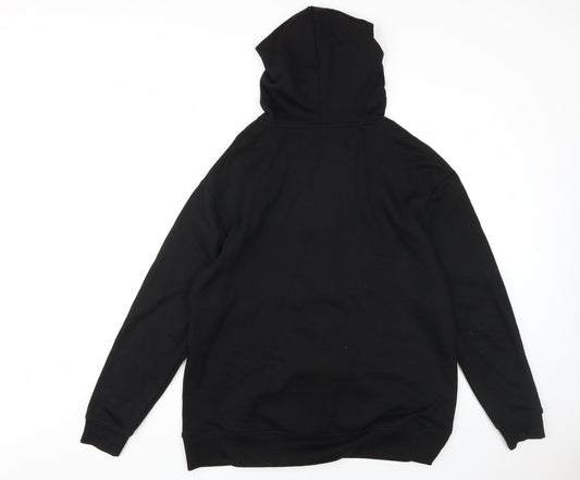 Womens UK Size 8 ASOS DESIGN Black Full Zip Hoodie