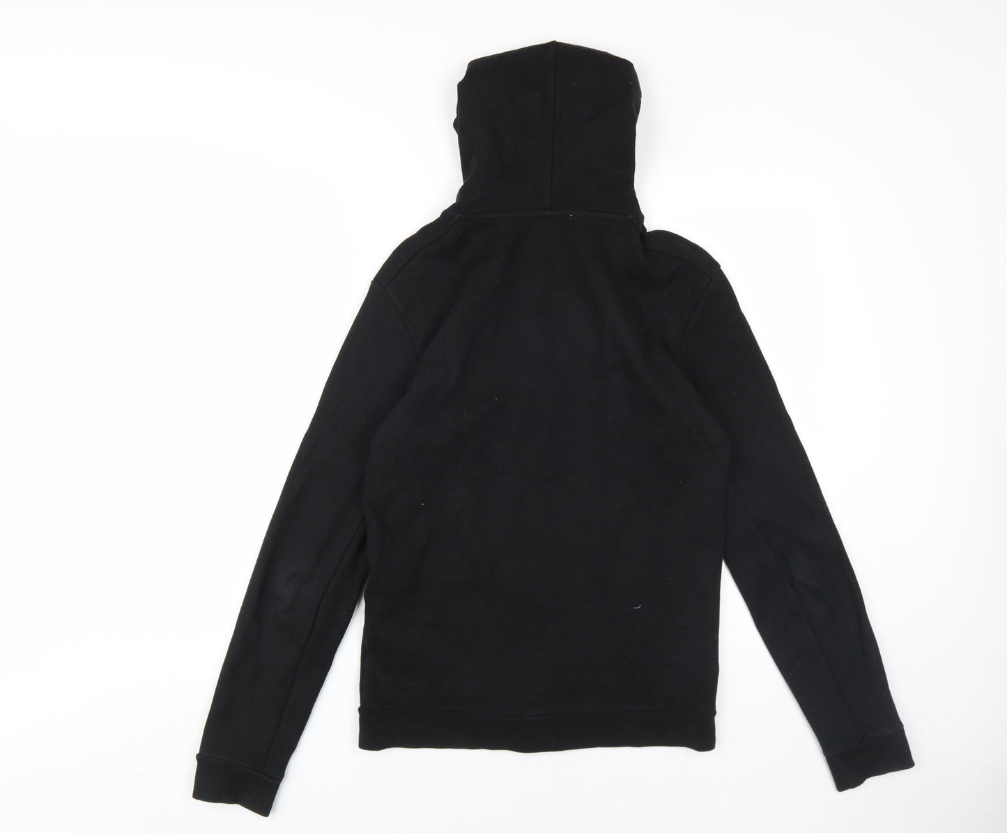 Zara Men's Black Full Zip Hoodie Size S