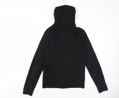 Zara Men's Black Full Zip Hoodie Size S