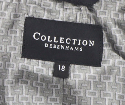 Debenhams Women's Black Blazer, Size 18, Regular Fit