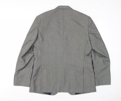 Mens UK Size 44 Burton Regular Grey Suit Jacket