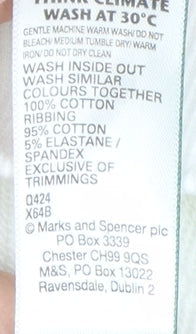Womens UK Size L Marks and Spencer White Pullover Sweatshirt