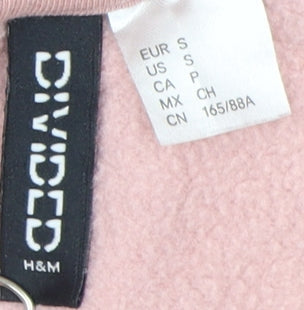 H&M Women's Pink Pullover Sweatshirt Size 12