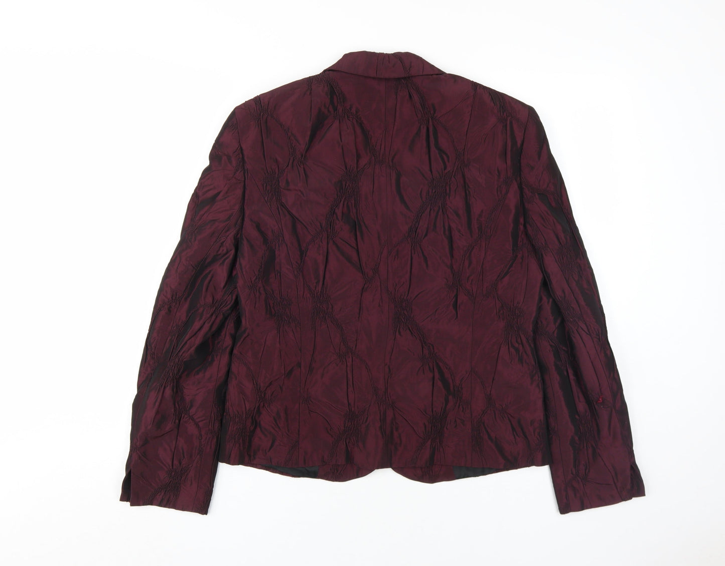 Womens UK Size 12 Basler Purple Basic Jacket