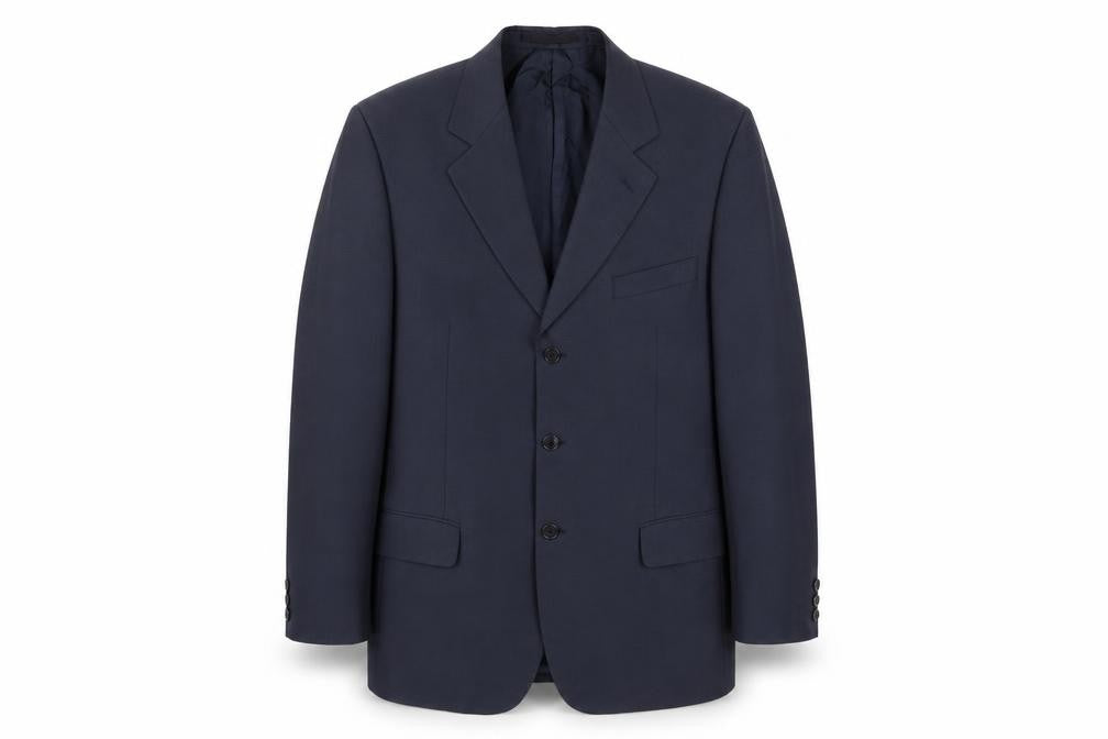 Mens UK Size 40 Marks and Spencer Regular Blue Suit Jacket