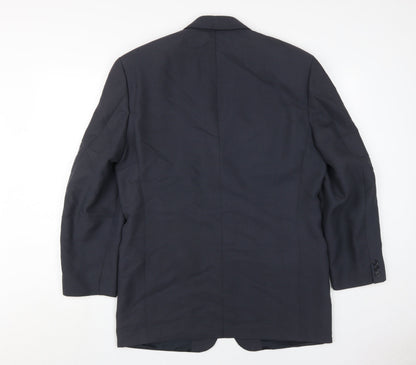 Mens UK Size 40 Marks and Spencer Regular Blue Suit Jacket