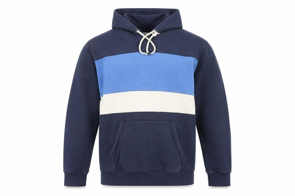 Mens UK Size M Marks and Spencer Blue Pullover Hoodie