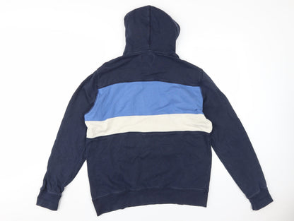 Mens UK Size M Marks and Spencer Blue Pullover Hoodie