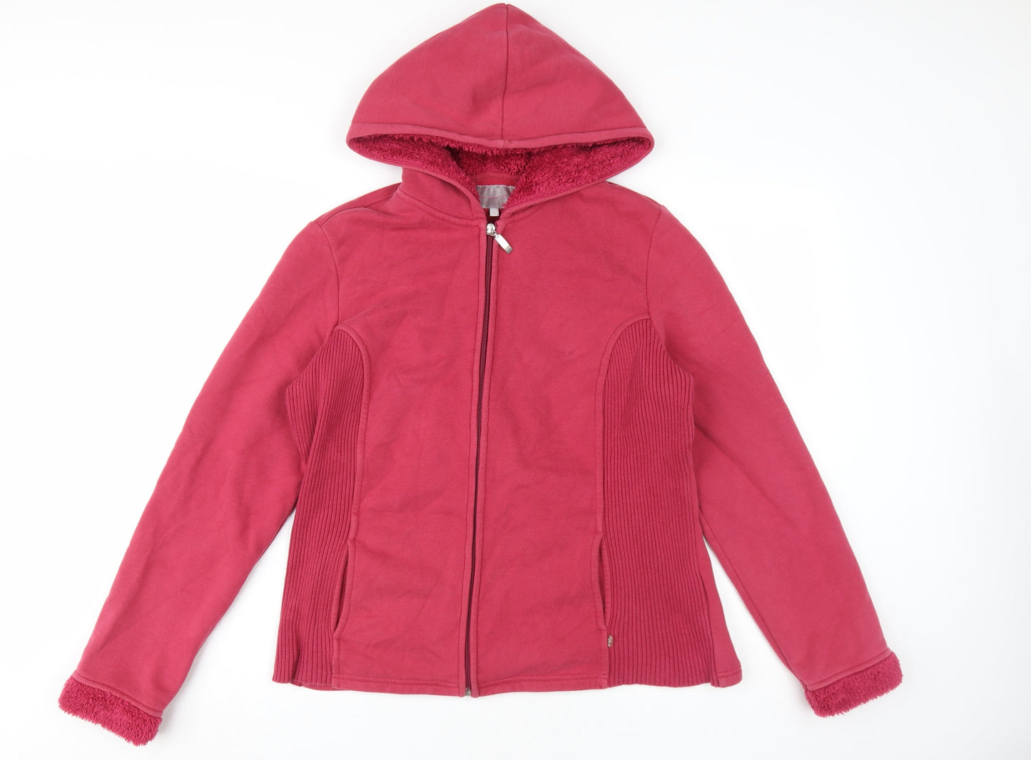 Womens UK Size L Marks and Spencer Red Basic Jacket