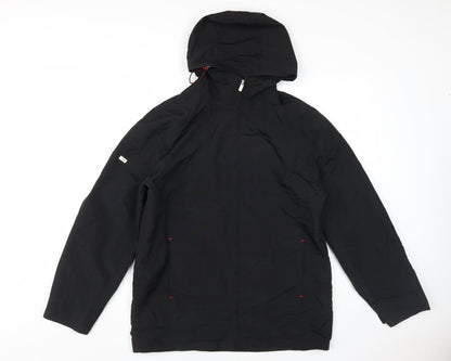 Urban Spirit Men's Black Rain Coat Jacket Size S