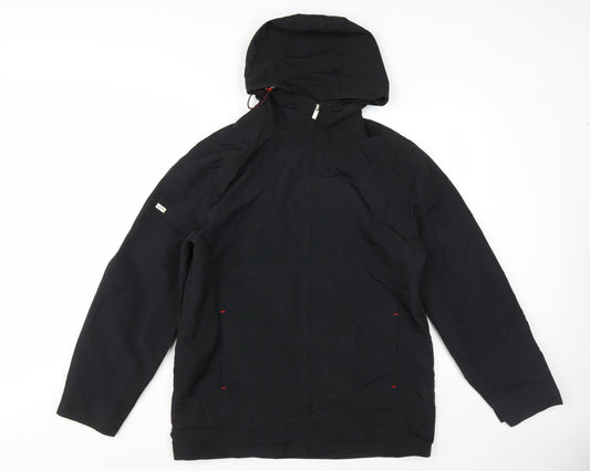 Urban Spirit Men's Black Rain Coat Jacket Size S