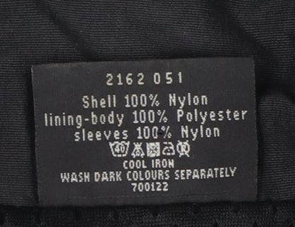 Urban Spirit Men's Black Rain Coat Jacket Size S