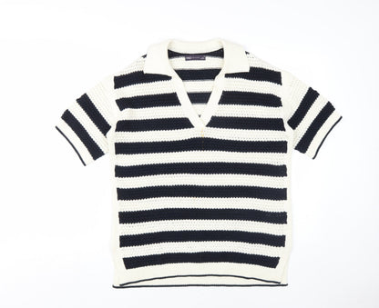 Womens UK Size M Marks and Spencer Multicoloured Pullover Jumper