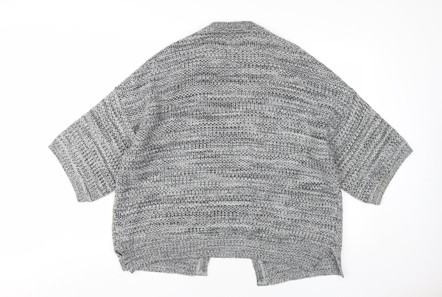 Womens UK Size 10 Topshop Grey Cardigan Jumper