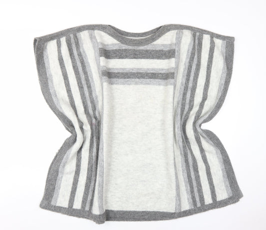 Womens UK Size M Marks and Spencer Grey Cape Jumper