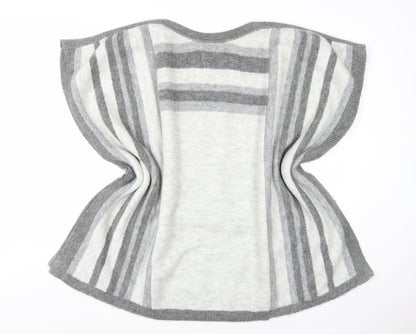 Womens UK Size M Marks and Spencer Grey Cape Jumper