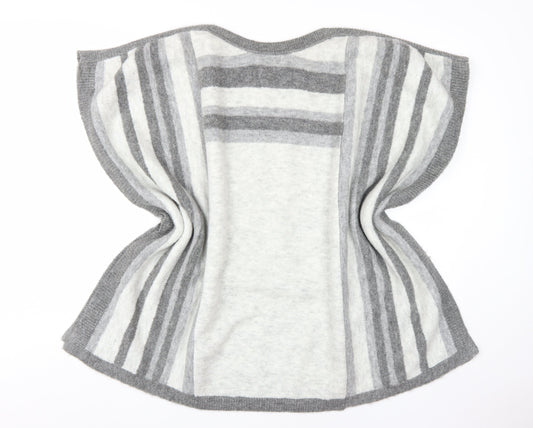 Womens UK Size M Marks and Spencer Grey Cape Jumper