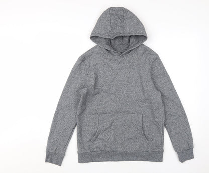 Marks and Spencer Boys Grey Pullover Hoodie Size 12-13 Years