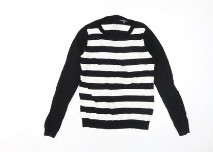 Womens UK Size 10 Warehouse Black Pullover Jumper