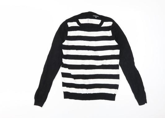 Womens UK Size 10 Warehouse Black Pullover Jumper