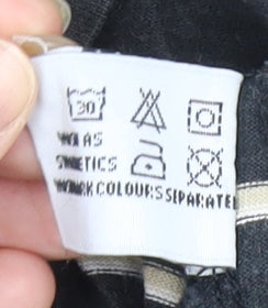 Kartel Men's Black Striped Polo Shirt M - Casual