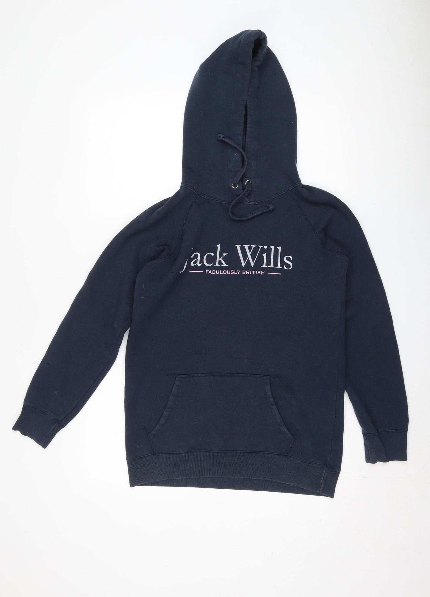 Womens UK Size 8 Jack Wills Blue Pullover Hoodie