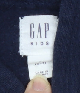 Gap Girls Blue Pullover Hoodie, Size S, Long Sleeve Casual Wear
