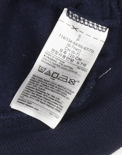 Gap Girls Blue Pullover Hoodie, Size S, Long Sleeve Casual Wear