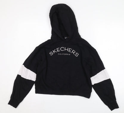 Skechers Black Girls Pullover Hoodie 12-13 Years