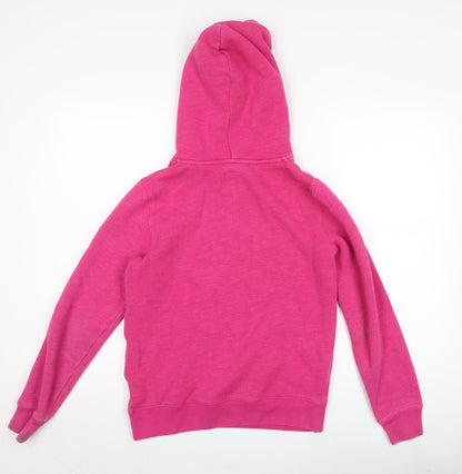 Womens UK Size 10 Jack Wills Pink Pullover Hoodie