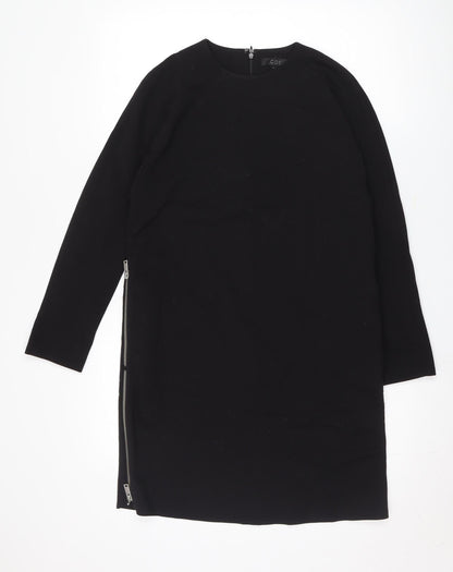 COS Women's Black Shift Dress 6 Classic Casual Autumn